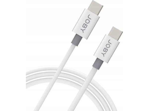 Joby JB01820-BWW, 2 m, USB C, USB C, USB 2.0, 0,48 Gbit/s, Vit