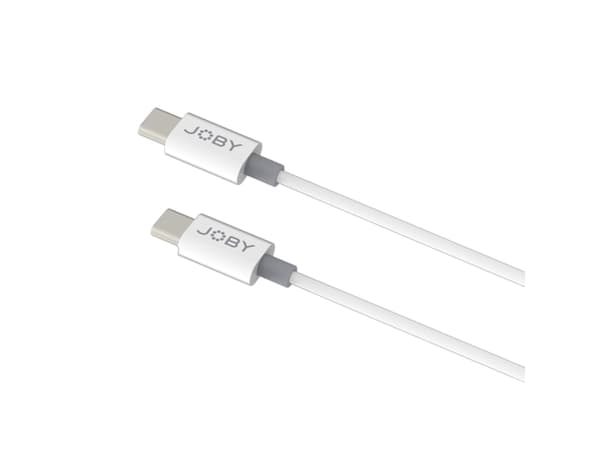 Joby JB01820-BWW, 2 m, USB C, USB C, USB 2.0, 0,48 Gbit/s, Vit