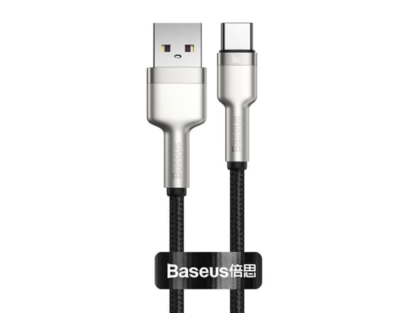 Baseus Cafule, 0,25 m, USB A, USB C, USB 2.0, 480 Mbit/s, Musta