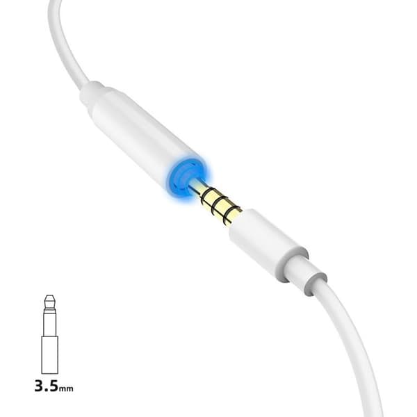 Dudao Ljud Adapter Lightning Till 3.5mm Mini Jack - Vit