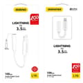 Miniatyrbild 5 av 5: Dudao Ljud Adapter Lightning Till 3.5mm Mini Jack - Vit