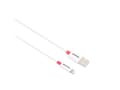 Miniatyrbilde 2 av 2: Skross USB-kabel USB 2.0 USB-C® stik 2.00 m Hvid Rund SKCA0005A-MFI200CN