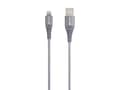 Miniatyrbild 2 av 2: Skross USB-kabel USB 2.0 USB-C®-kontakt 2,00 m Rymdgrå Rund, flexibel, tygklädd SKCA0016C-MFI200CN