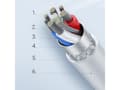 Miniatyrbilde 5 av 5: Ugreen cable MFi cable USB Type C - Lightning 20W 3A 0.25 m white (US171)