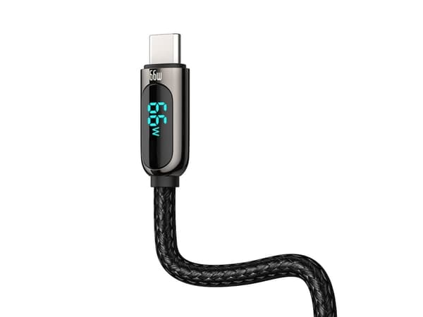 Baseus CASX020001, 1 m, USB A, USB C, Svart