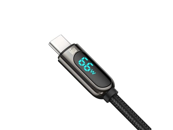 Baseus CASX020001, 1 m, USB A, USB C, Svart