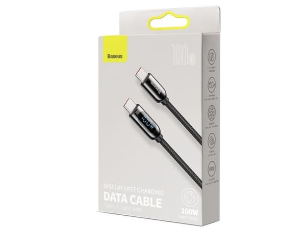 Baseus CATSK-B01 USB-kabel 1 m USB 2.0 USB C Sort
