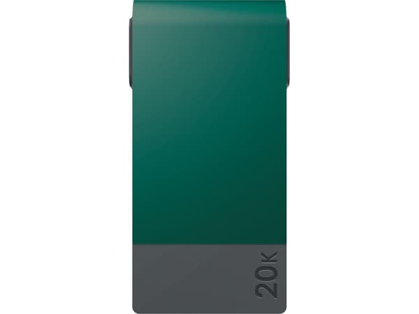 GP Batteries Portable PowerBank M20B, 20000 mAh, Litium Polymer (LiPo), Quick Charge 3.0, Grön