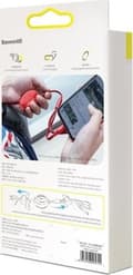 Miniatyrbild 2 av 5: Kabel USB Baseus USB-A - USB-C + microUSB + Lightning 1.2 m Czarny (46956)