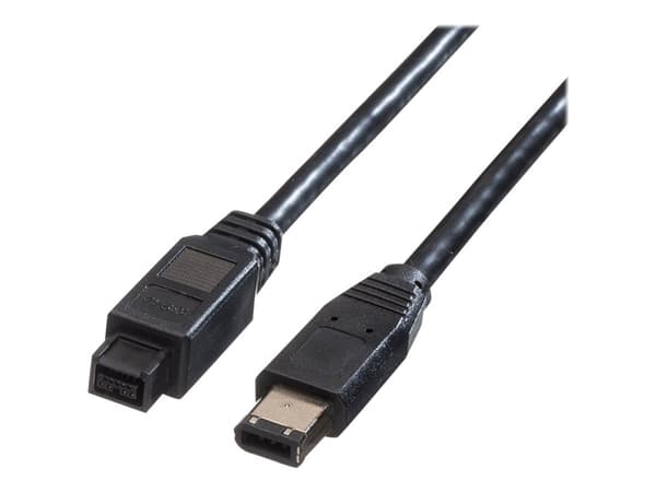 Roline - IEEE 1394 kaapeli - FireWire 800 (han) til 6-PIN FireWire (han) - 1,8 m - lajittelu - lajittelu