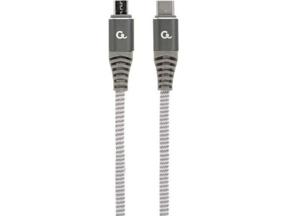 Gembird CC-USB2B-CMMBM-1.5M, 1,5 m, USB C, Micro-USB B, USB 2.0, 0,48 Gbit/s, Grå