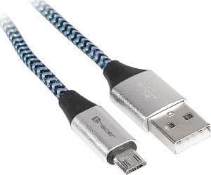 Tracer - USB-kabel - USB (hane) till Micro-USB Type B (hane) - USB 2.0 - 1 m - svart, blå