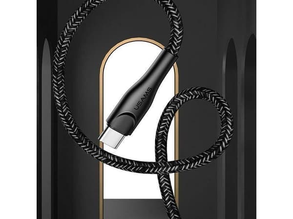 Usams USB-A - USB-C 2 m USB-kabel Röd (6958444983554)