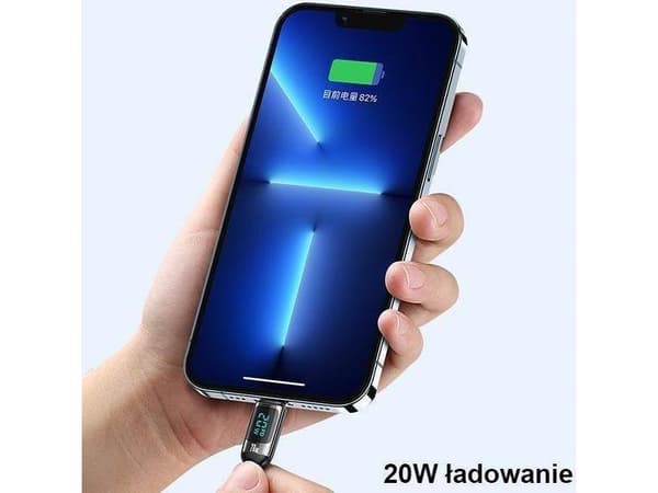 Kabel USB Usams USB-C - Lightning 1.2 m Biały (6958444975443)