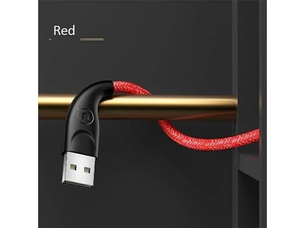 Kabel USB Usams USB-A - Lightning 3 m Czerwony (6958444983592)