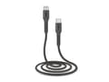 Miniatyrbilde 2 av 5: SBS TECABLELIGTC1K, 1 m, Lightning, USB C, Hankjønn, Hankjønn, Sort