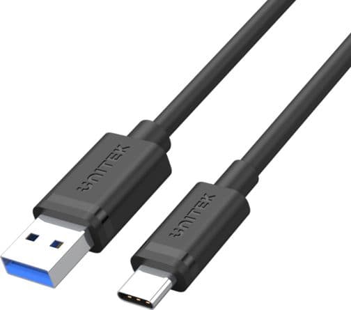 UNITEK KABEL USB-C - USB-A 3.1,M/M,0,25M, Y-C490BK