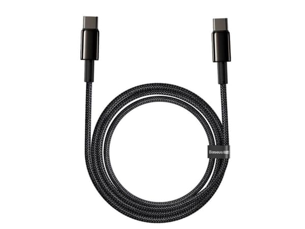 Baseus 6953156232068, 2 m, USB C, USB C, USB 2.0, 480 Mbit/s, Svart