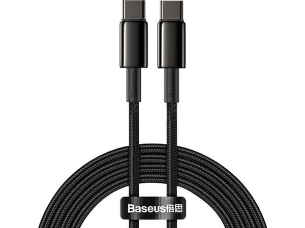 Baseus 6953156232068, 2 m, USB C, USB C, USB 2.0, 480 Mbit/s, Svart