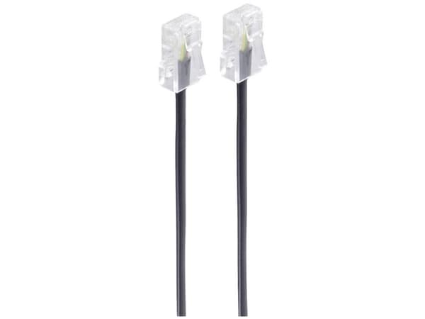shiverpeaks BS70083-8/4, 3 m, RJ-45, RJ-45, Svart, Hankontakt, Hankontakt