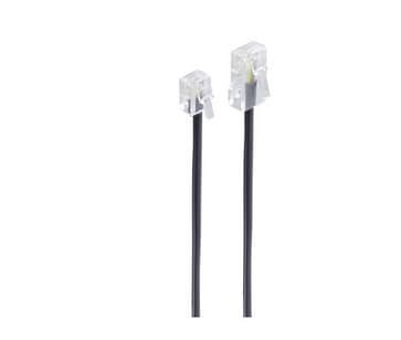 shiverpeaks BS70265, 15 m, RJ11, RJ45, Svart, Hanstik