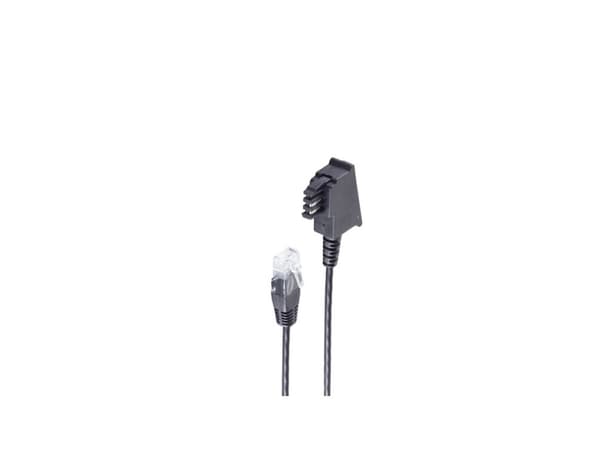 shiverpeaks BS12-09015, 0,5 m, TAE (F), RJ-45, Sort, Hankjønn, Hankjønn