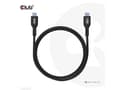 Miniatyrbild 3 av 5: CLUB3D CAC-1573 USB-kablar 2 m USB4 Gen 2x2 USB C Röd