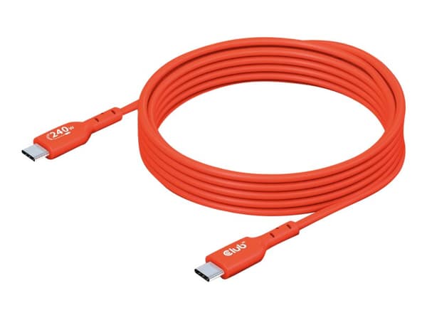 CLUB3D CAC-1573 USB-kaapeli 2 m USB4 Gen 2x2 USB C Punainen