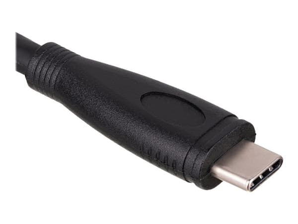 Akyga AK-USB-32 - USB-förlängningskabel - 24 pin USB-C (hane) till 24 pin USB-C (hona) - USB 3.2 Gen 2 - 20 V - 5 A - 30 cm - stöd för 4K - svart