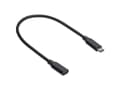 Miniatyrbild 5 av 5: Akyga AK-USB-32 - USB-förlängningskabel - 24 pin USB-C (hane) till 24 pin USB-C (hona) - USB 3.2 Gen 2 - 20 V - 5 A - 30 cm - stöd för 4K - svart