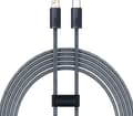 Miniatyrbilde 1 av 5: Baseus Dynamic, 2 m, Lightning, USB C, Hankjønn, Hankjønn, Grå