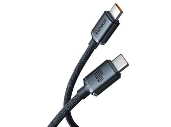 Baseus CAJY000701, 2 m, USB C, USB C, 0,48 Gbit/s, Svart