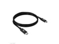 Miniatyrbild 4 av 5: Club 3D - USB-kabel - 24 pin USB-C (hane) till 24 pin USB-C (hane) - USB4 Gen3x2 - 48 V - 5 A - 1 m - 8K60Hz stöd, dubbelriktad, stöd för strömlevera