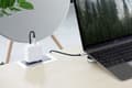 Miniatyrbild 3 av 5: JustMobile AluCable USB-C - USB, 2 m, USB C, USB C, Svart, Vit