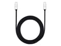 Miniatyrbild 5 av 5: JustMobile AluCable USB-C - USB, 2 m, USB C, USB C, Svart, Vit