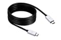 Miniatyrbild 1 av 5: JustMobile AluCable USB-C - USB, 2 m, USB C, USB C, Svart, Vit