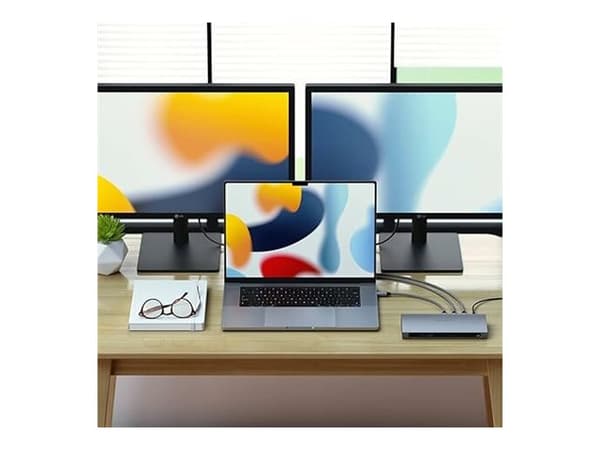 Satechi ST-U4C25M, 0,25 m, USB C, USB C, USB4 Gen 3x2, 40000 Mbit/s, Sort, Grå