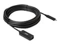 Pikkukuva 3 / 5: Club 3D - USB-jatkojohto - USB-C (uros) - USB Type A (naaras) - USB 3.1 Gen 2 - 900 mA - 5 m - USB-virta, kaksisuuntainen