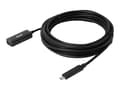 Pikkukuva 1 / 5: Club 3D - USB-jatkojohto - USB-C (uros) - USB Type A (naaras) - USB 3.1 Gen 2 - 900 mA - 5 m - USB-virta, kaksisuuntainen