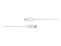 Miniatyrbilde 4 av 5: DELTACO - Lightning-kabel - 24 pin USB-C hann til Lightning hann - 1 m - hvit