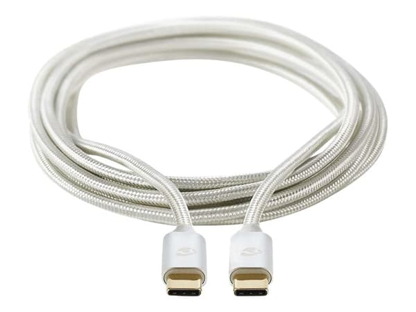 Nedis USB-kabel | USB 3.2 Gen 1 | USB-C™-kontakt | USB-C™ | 4K@60Hz | 5 Gbps | Forgylt | 2,00m | runde | Flettet / Nylon | Aluminium | Emballasje