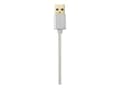Miniatyrbild 4 av 5: Nedis - Lightning-kabel - USB hane till Lightning hane - 3 m - aluminium