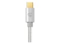 Miniatyrbilde 3 av 5: Nedis USB-kabel | USB 2.0 | Apple Lightning 8 pins | USB-C™-kontakt | 480 Mbps | Forgylt | 2,00m | runde | Flettet / Nylon | Aluminium | emballasje