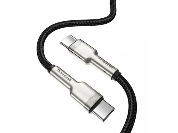 Baseus CATJK-C01, Svart, USB C, USB C, 1 m, Hanstik