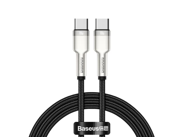 Baseus CATJK-C01, Svart, USB C, USB C, 1 m, Hanstik