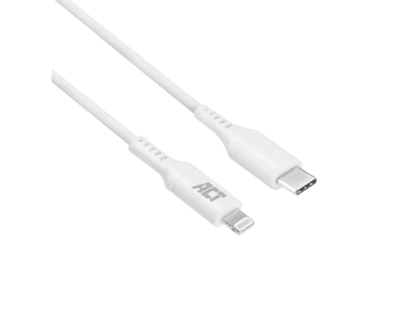 ACT USB-C to Lightning charging/data cable 2 meters, MFI certified (AC3015)