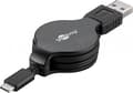 Miniatyrbild 5 av 5: Goobay 45743, 1 m, USB A, USB C, USB 2.0, 0,48 Gbit/s, Svart