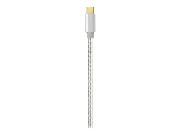 Nedis - USB-kabel - USB-C (hann) til USB-C (hann) - USB 3.1 Gen2 - 1 m - aluminium
