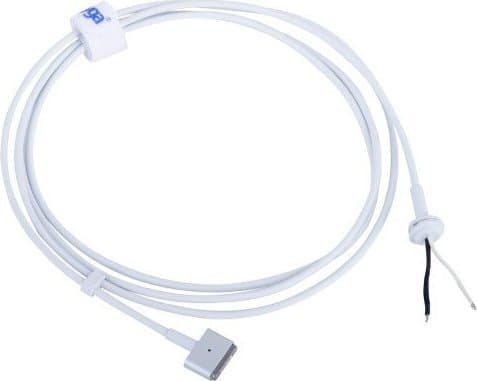 Akyga AK-SC-33, MagSafe 2, Valkoinen, Uros, Suora, Polyvinyylikloridi (PVC), 33 g