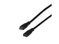 Miniatyrbild 1 av 2: EFB Elektronik EBUSBC-USBC10GE.0,2, 0,2 m, USB C, USB C, USB 3.2 Gen 2 (3.1 Gen 2), 10 Gbit/s, Svart
